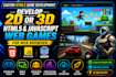 develop 2d or 3d htlm5 and javascript game for web browser