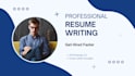 write a professional resume and cover letter