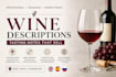 write professional wine descriptions and tasting notes