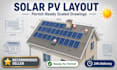 do solar pv layout design, rooftop and  ground mount