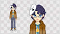 draw cute 2d anime pixel model pixel live2d vtuber model pixel character rigging