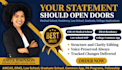 edit medical school personal statement, residency and application essays