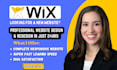 design wix website fix wix website bugs, redesign responsive wix website