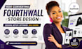 design a fourthwall store, setup pod merch and optimize your creator store