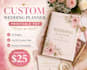 design a custom wedding planner printable PDF