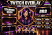 best twitch overlay logo panel kick overlay emotes twitch animated stream