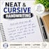 neat and cursive writing