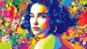 create a face into color vector art portrait