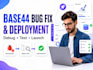 debug and deploy your base44 app, fix bugs and launch your mvp