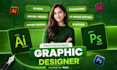 do professional graphic design or ai redesign work