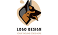 make a professional dog pet logo
