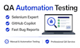 do automation testing using selenium and copilot