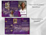 design a tri fold funeral program obituary template