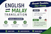 translate english to malay manually and accurately