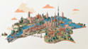 map illustration vector illustration vector map