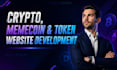 create crypto website, memecoin website, crypto token website