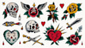 create american traditional tattoo style design