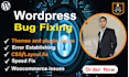 fix wordpress errors and bugs on your website