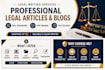 write professional legal articles, blogs, and summaries