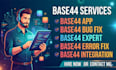 base44 app, base44 bug fix, base44 expert, base44 error fix, base44 integration