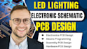 do pcb design circuit board shematic design hardward development arduino pcb
