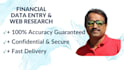 do data entry,  data mining,  financial data entry
