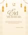 design modern eid mubarak greeting card social media post