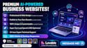 create modern ai business website and connect domain