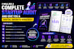 do complete startup audit and give you digital growth strategy