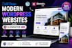 create a responsive wordpress website with elementor pro