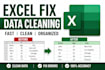 fix and format your excel spreadsheet professionally