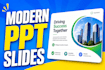 design modern professional powerpoint presentation slides