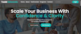 build a responsive landing page using HTML, CSS, javascript, and tailwind CSS