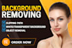 professionally remove background from images