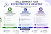 help you with recruitment, candidate screening and HR support