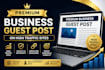 publish premium business guest post on high traffic sites