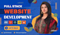 build rebuild custom website development full stack front end back end developer