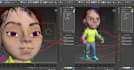 create custom 3d stylized character with arkit blendshapes rigging blender maya