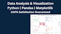 perform data analysis and create visualization report using python
