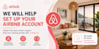 help setup your airbnb account