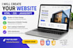 simple website using HTML CSS javascript