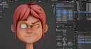 create custom 3d stylized character rigging in blender maya with blendshapes