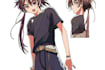 draw custom anime character with unique design