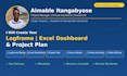 create a logframe, excel dashboard and project