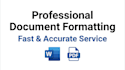 format your word document professionally