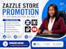 promote your zazzle store to increase sales