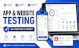 do dating app review QA  testing app testing for ios and android