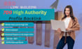 provide 700 high authority seo profile backlinks