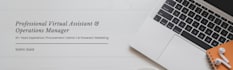 be your professional virtual assistant and operations manager