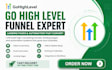 build gohighlevel sales funnel landing page  workflow